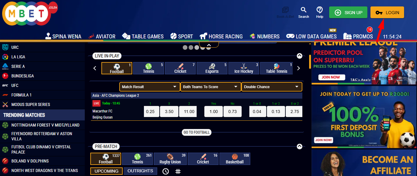 Mbet Login Mbet Sign-In