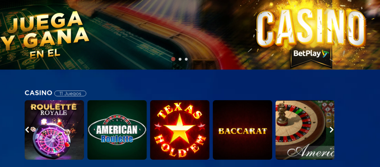 Juegos casino BetPlay