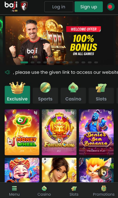 Baji Live mobile version