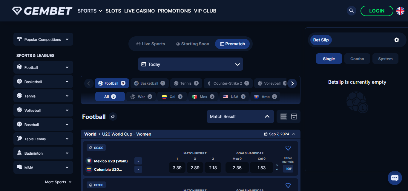 Gembet Odds Gembet Sportsbook Odds