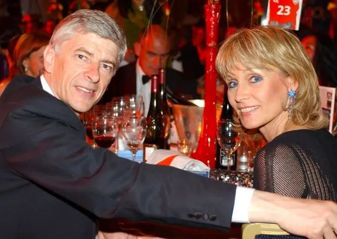 Arsène Wenger and Annie Brosterhous