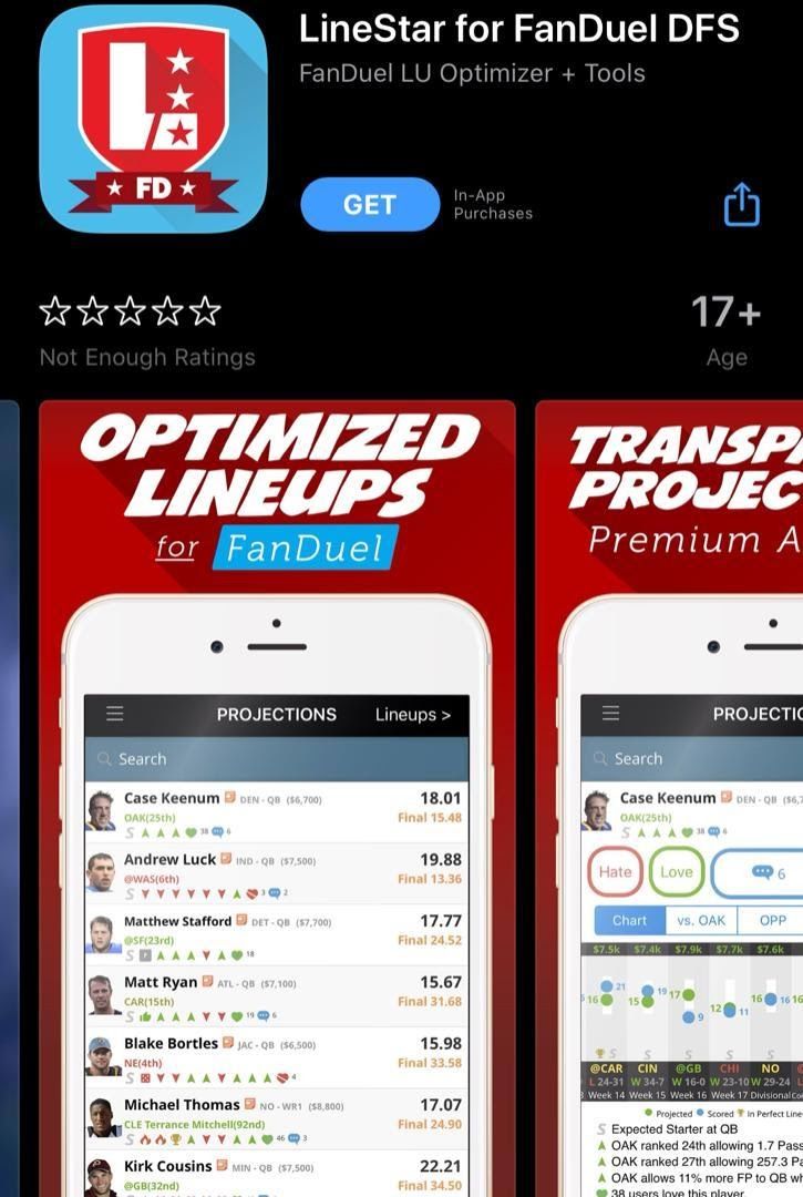 FanDuel App for iOS