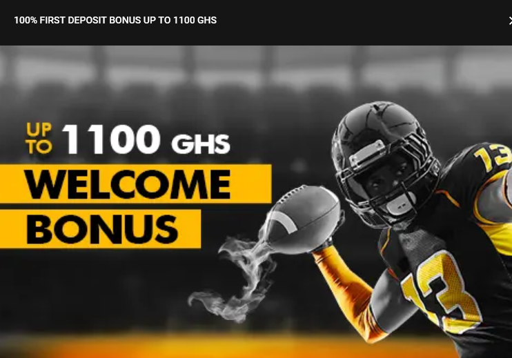 An image of the Melbet Ghana welcome bonus page