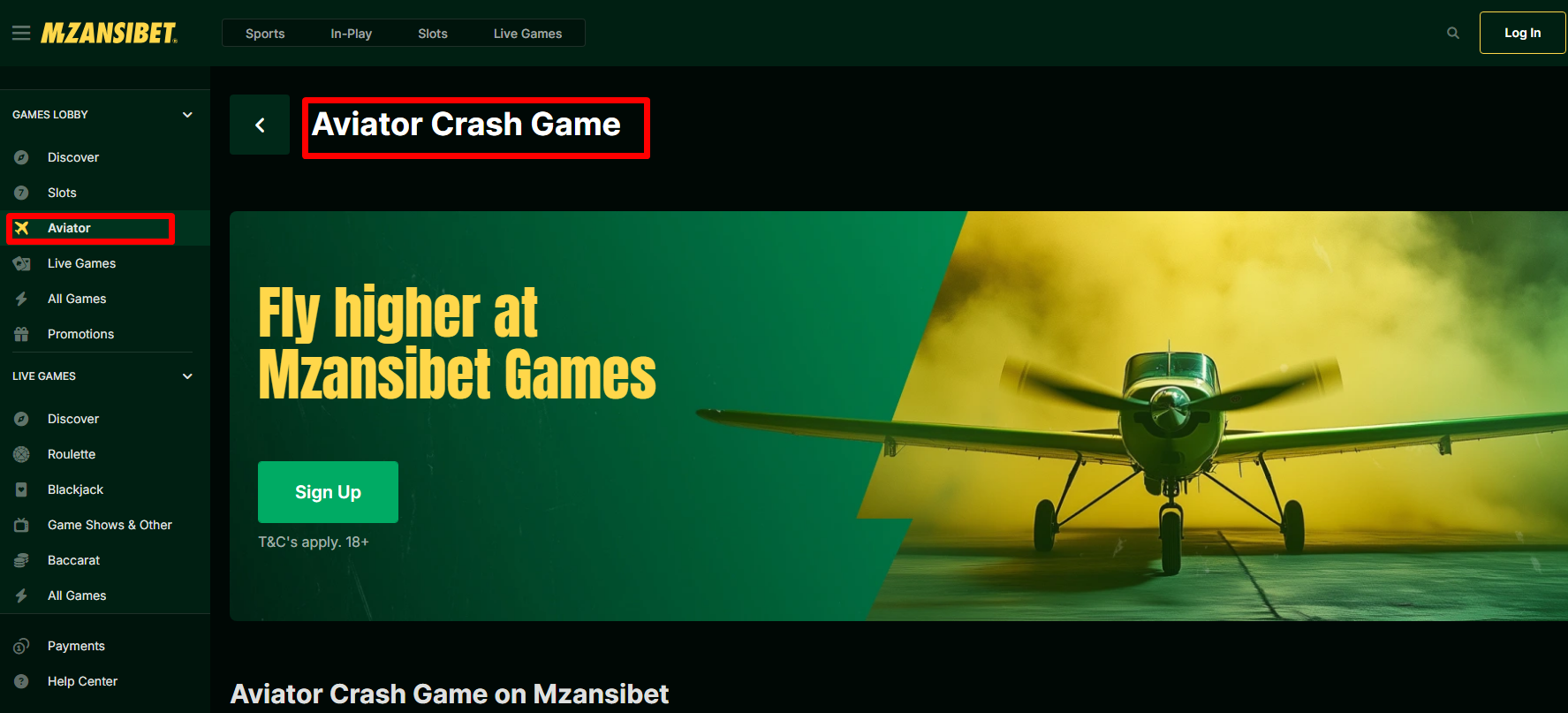 Mzansibet Aviator Mzansibet SA