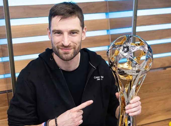 Stanislav Kritsyuk with Russian Cup Trophy Stanislav Kritsyuk with Russian Cup Trophy