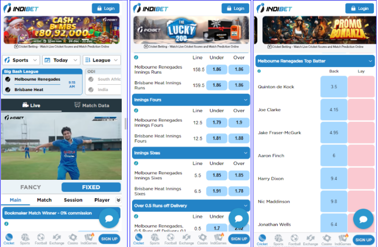 Step 1: Visit The Indibet Website