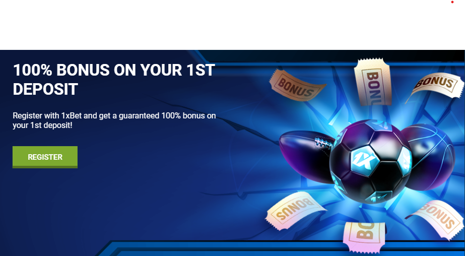An image of the 1xBet Welcome bonus