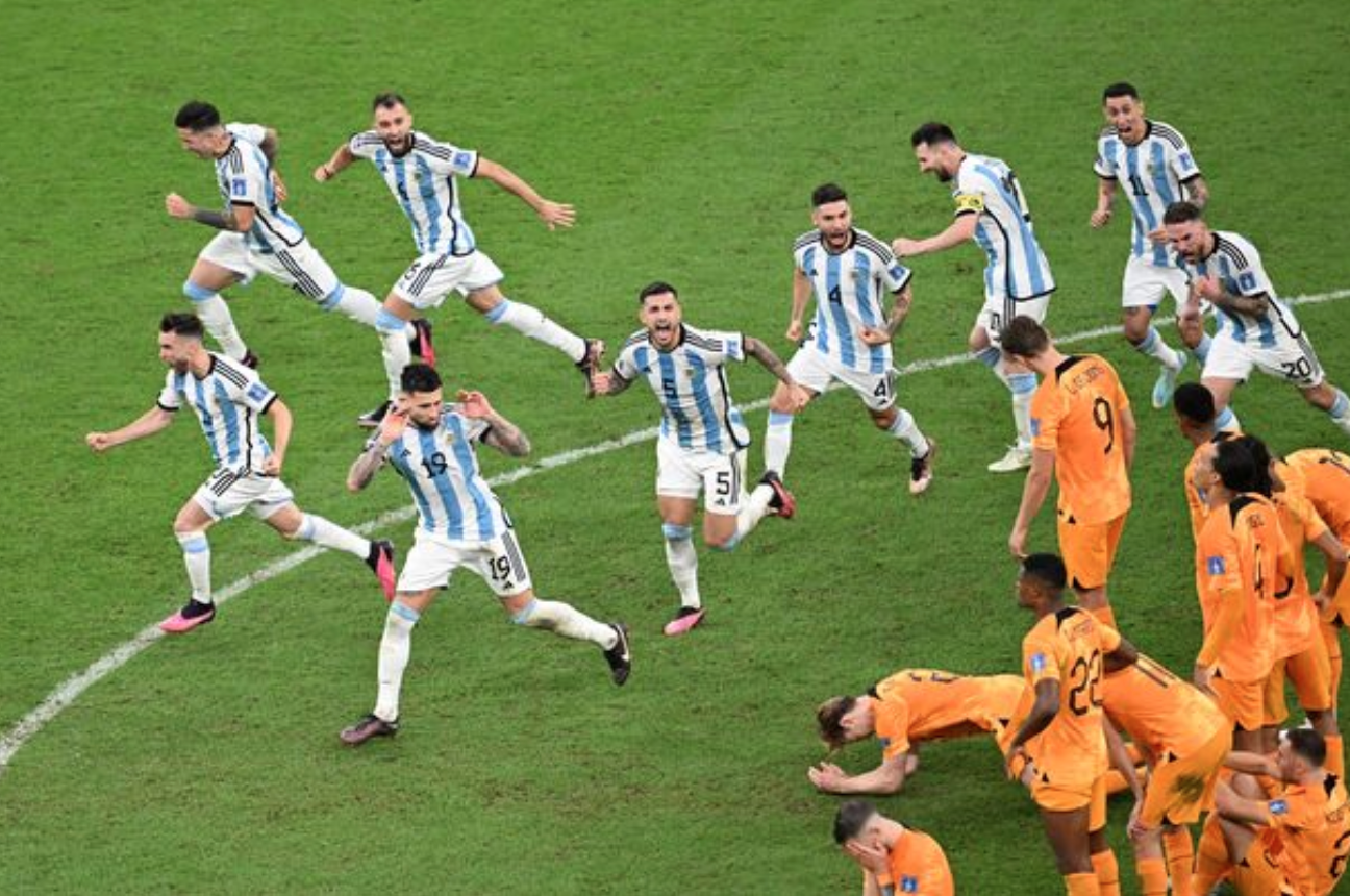 Argentina National Team Celebrating