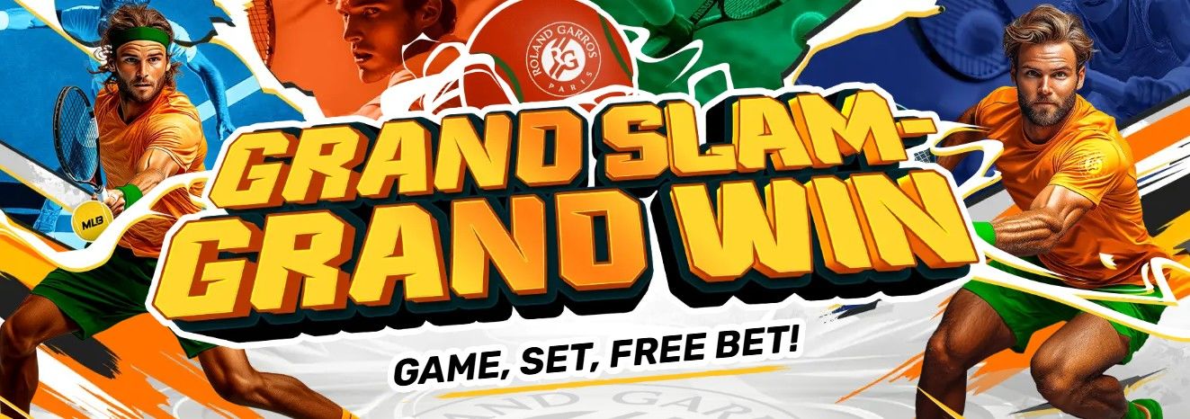 Page for Tennis Grand Slam Bonus on Melbet
