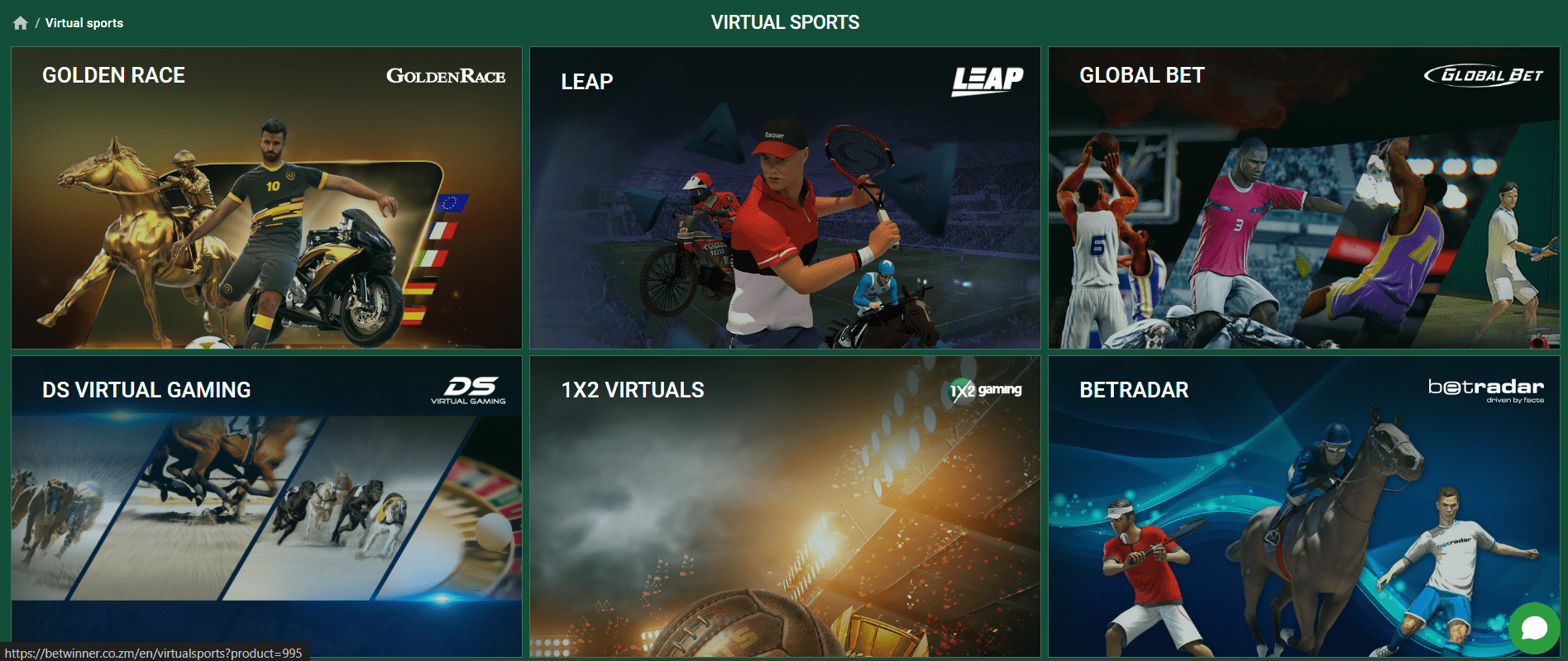 Image for Betwinner virtual sports