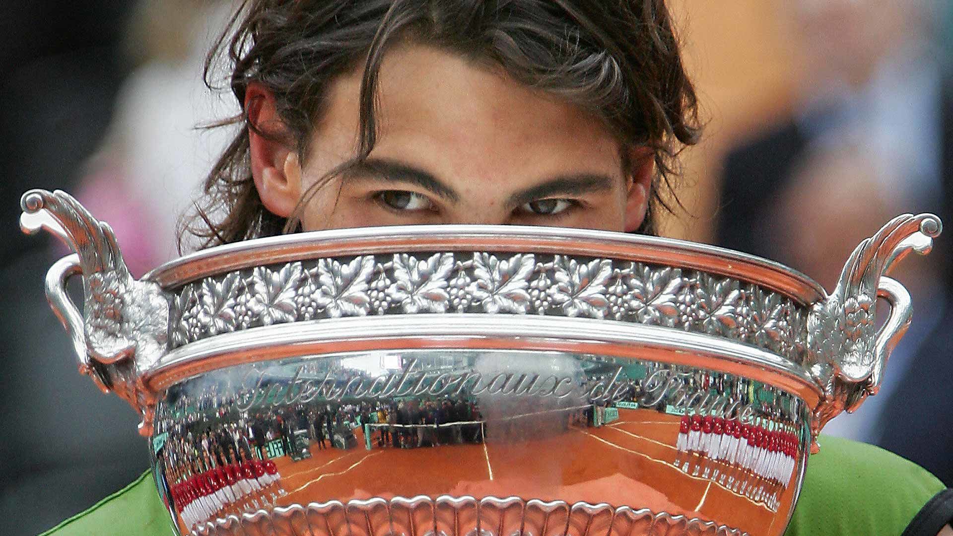 Nadal con la Copa de los Mosqueteros