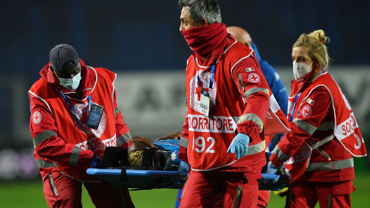 Osimhen's injury Osimhen's injury