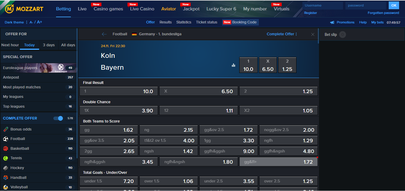 Nigerian Long and Short betting odds banner