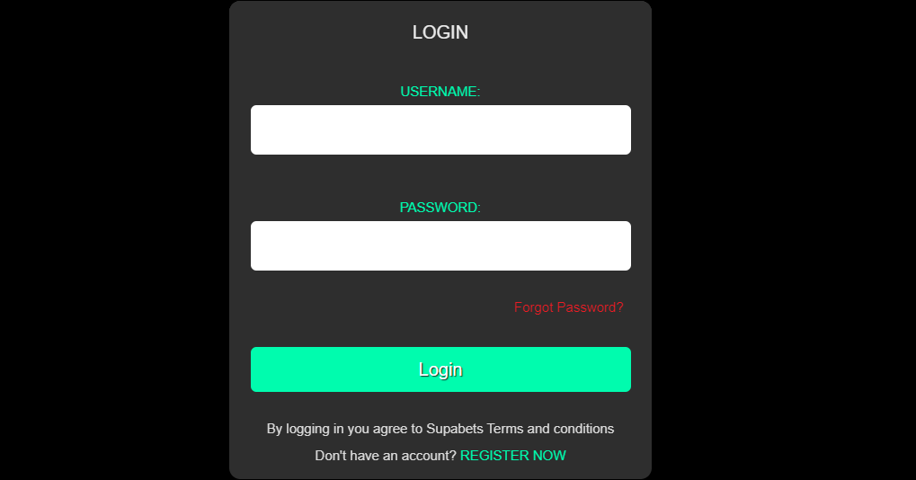 Introduce Username & Password