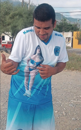 El Deportivo Tlacuaches plasmó a Ruíz en el uniforme