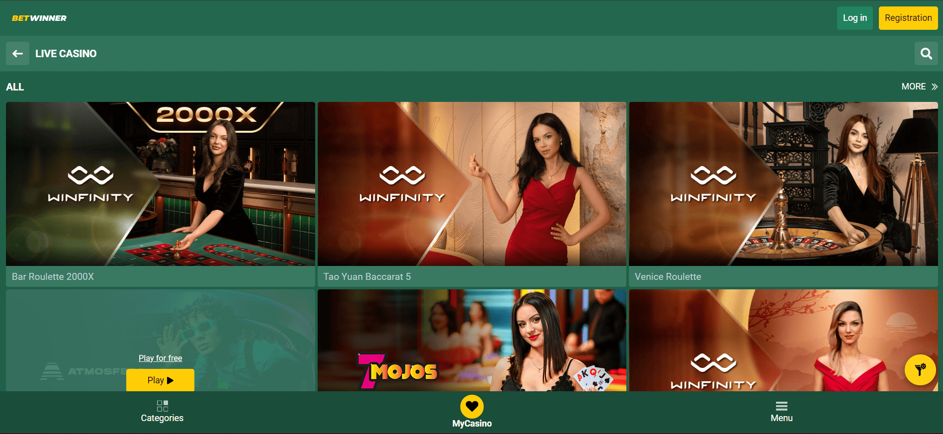 Image for Betwinner Live Casino
