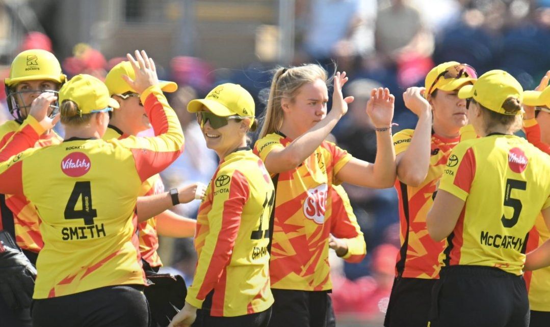 Trent Rockets Women's team won their match but are still in the hunt for qualification spot. @ The Hundred/X