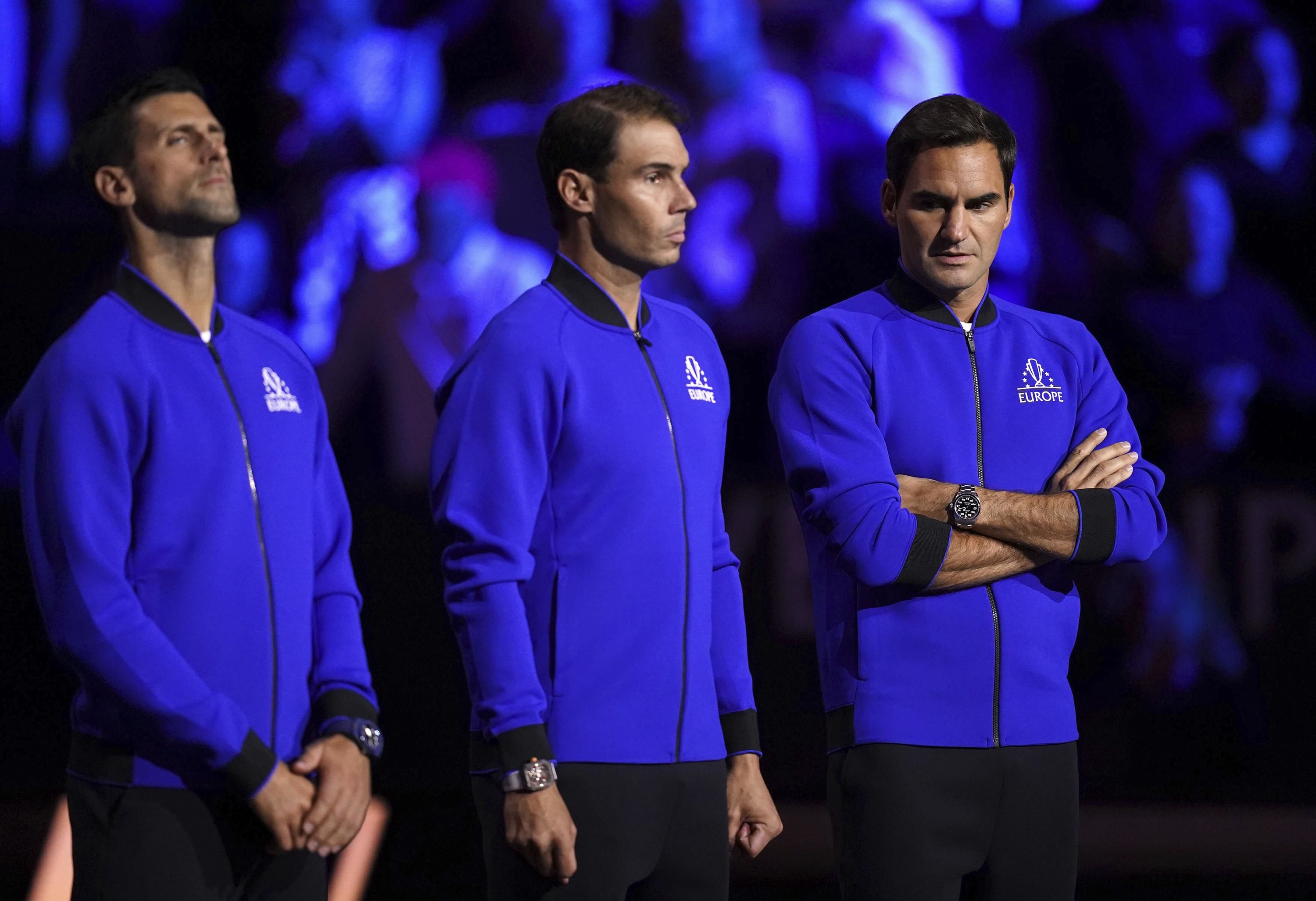 Novak Djokovic, Rafael Nadal, Roger Federer