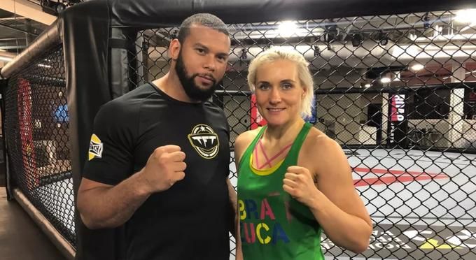 Thiago Santos and Yana Kunitskaya