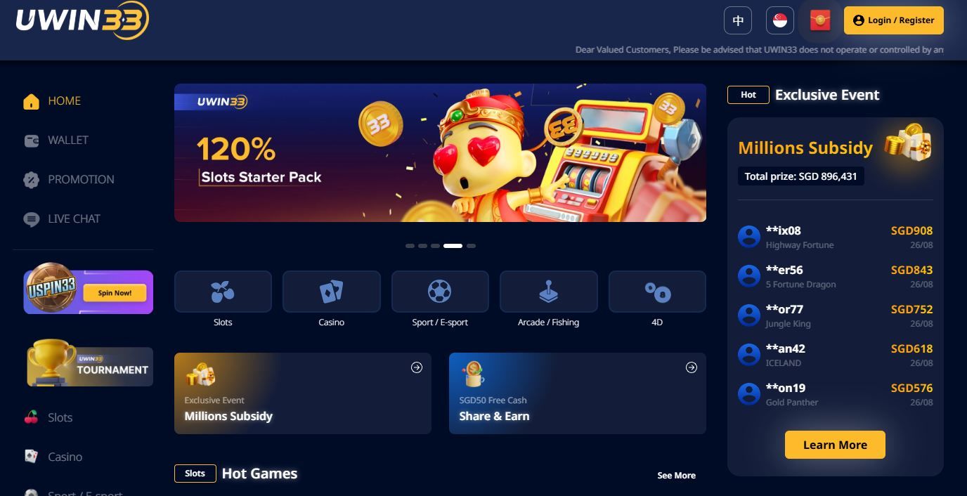 Uwin33 Malaysia Homepage Uwin33 Malaysia Homepage Image