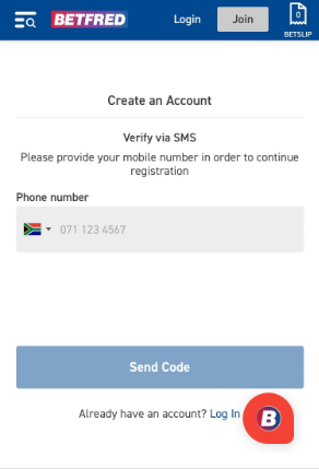 Betfred App Registration Process image
