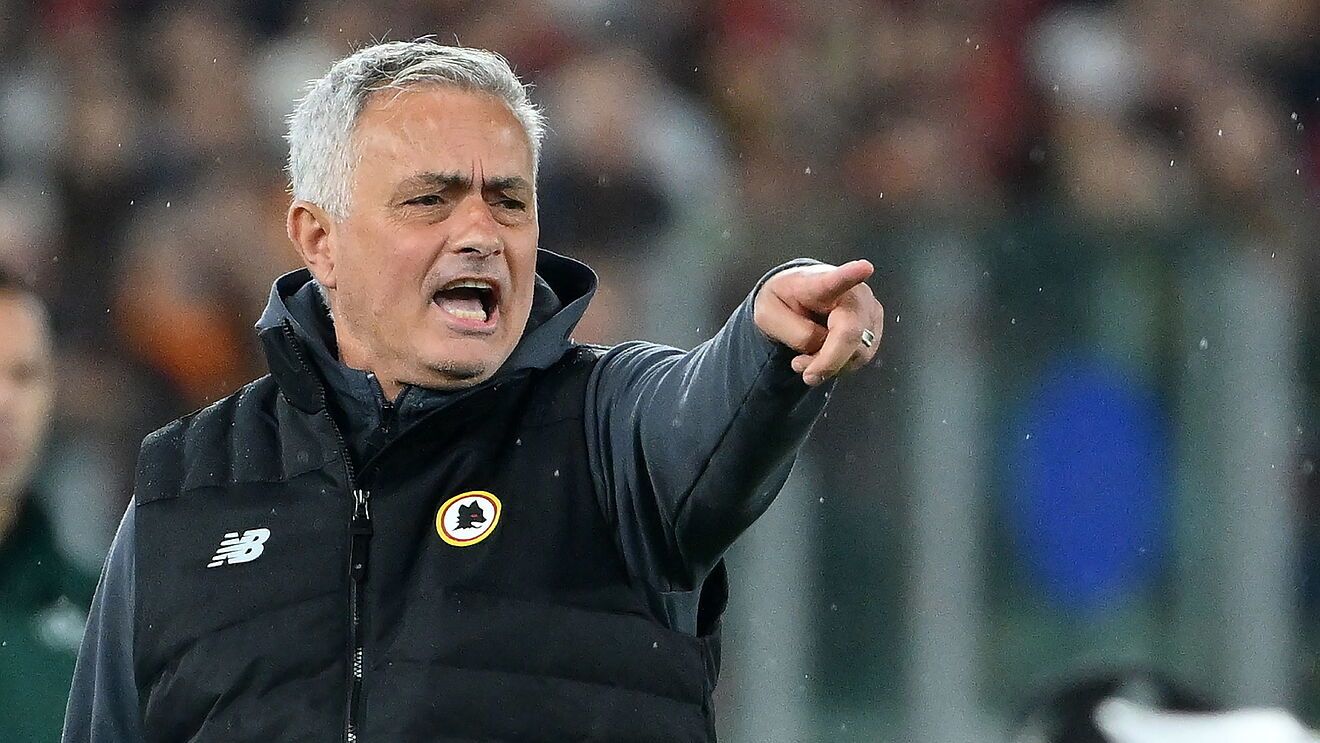 Jose Mourinho, coach of AS Roma