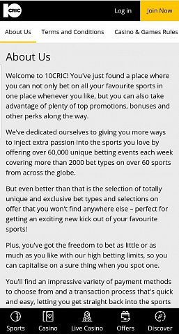 10Cric about us