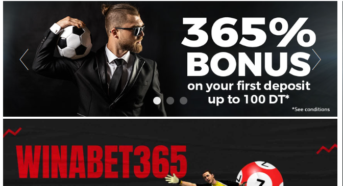 Get 365% bonus  on your first Winabet365 deposit