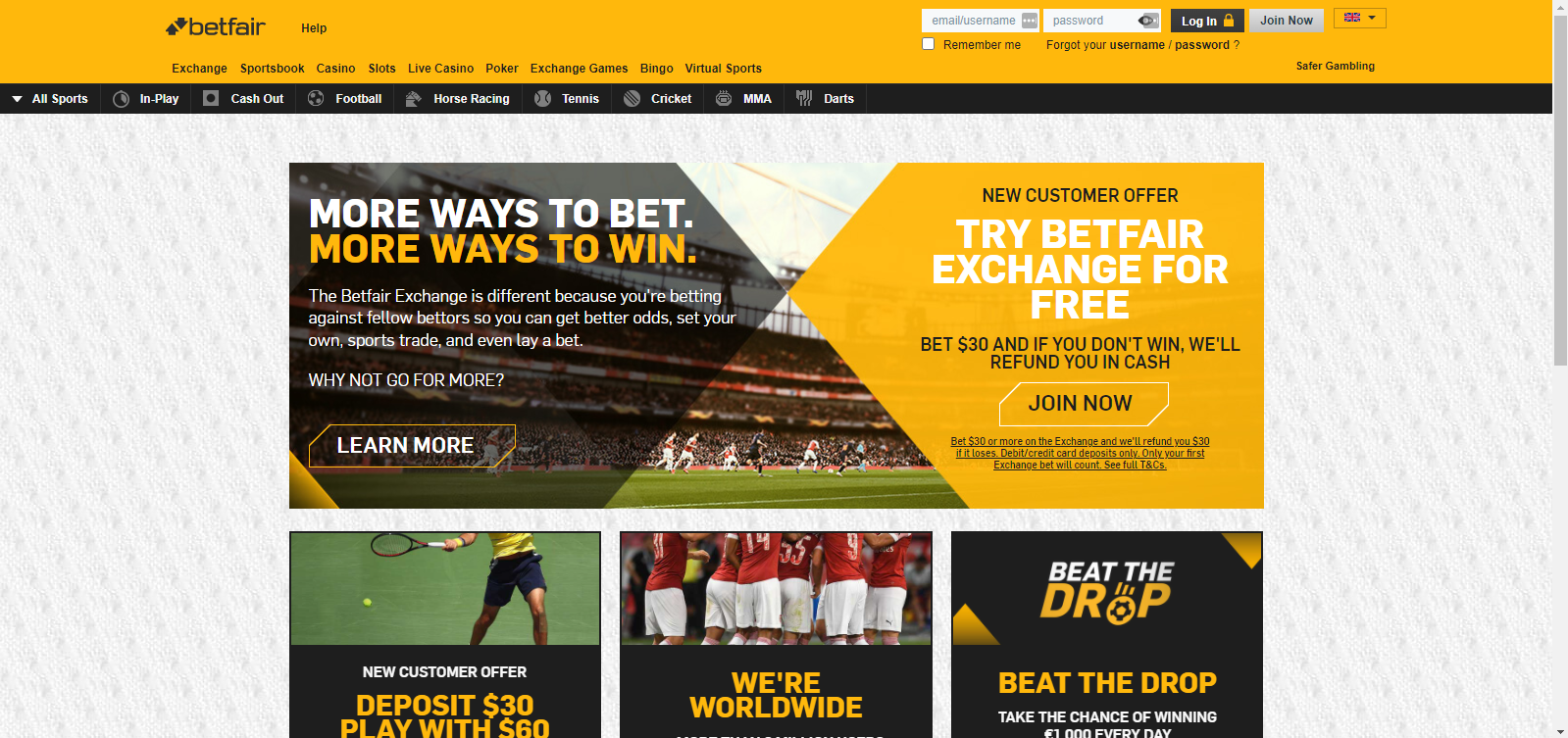 betting exchange sites