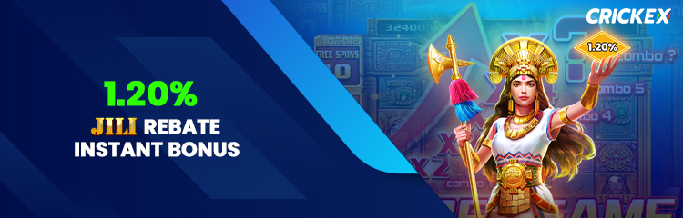 Instant rebate on Crickex