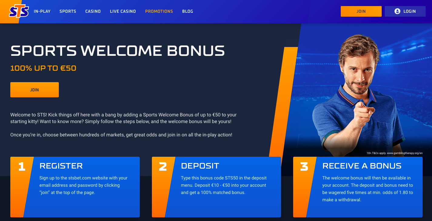 Welcome bonus for betting and casino games