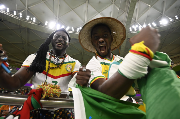 Senegalese fans Senegalese fans