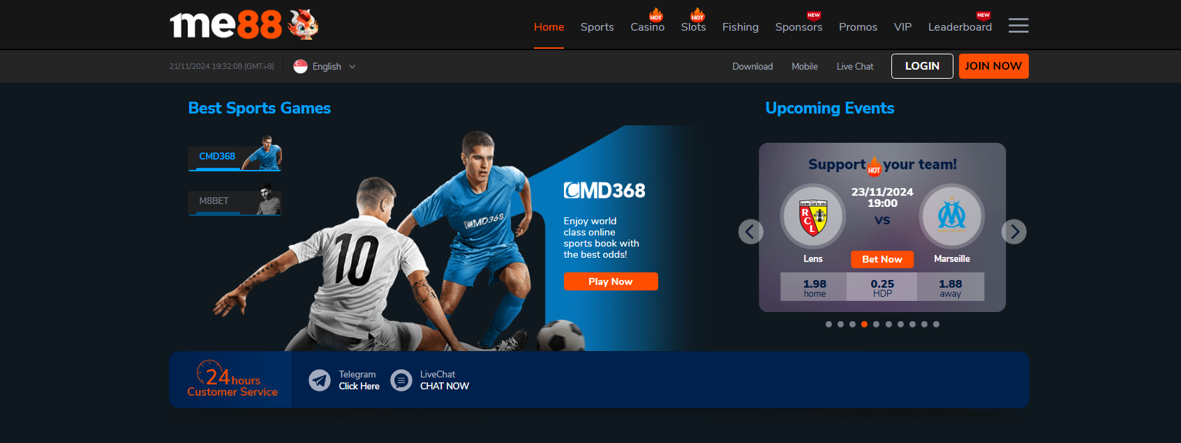 Me88 Sports Singapore Esports Betting Sites Singapore