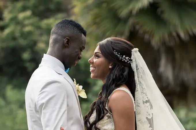 Davinson Sanchez and Daniela Reina