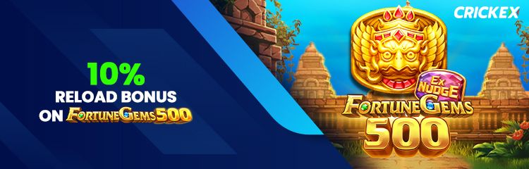 Crickex 10% Reload Bonus