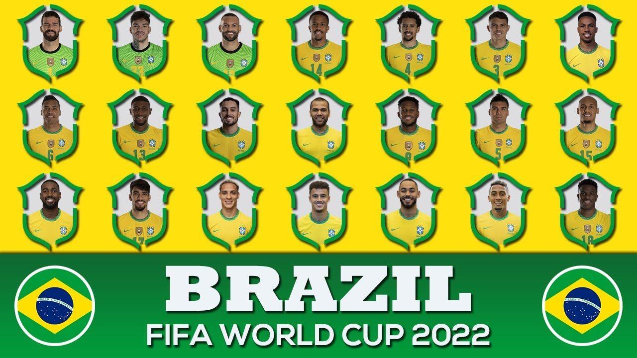 Brazil FIFA World Cup 2022 squad