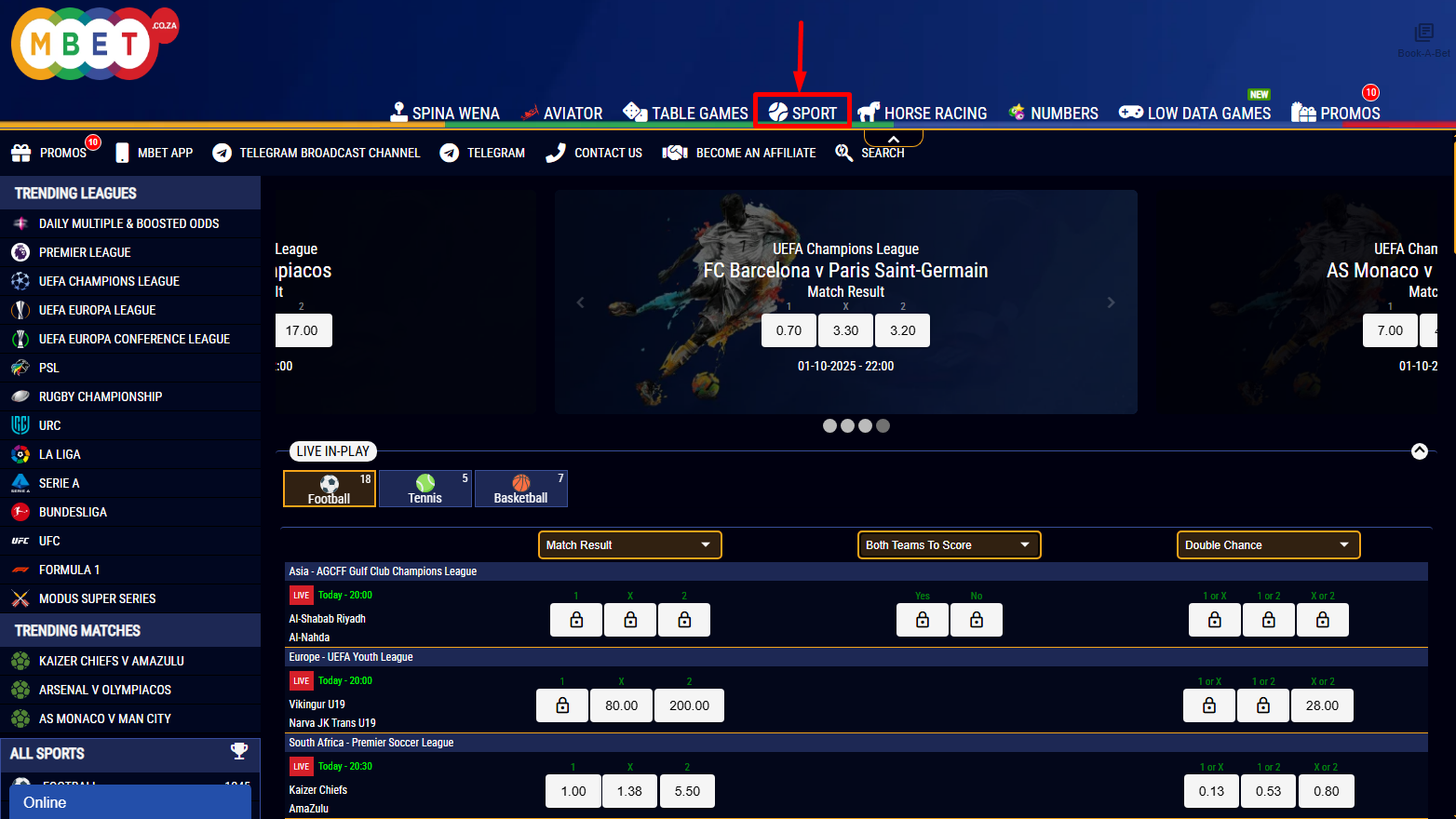 Mbet Sports Betting Mbet Betting