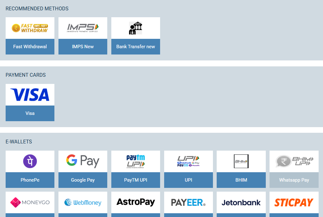 Aviator withdrawal methods