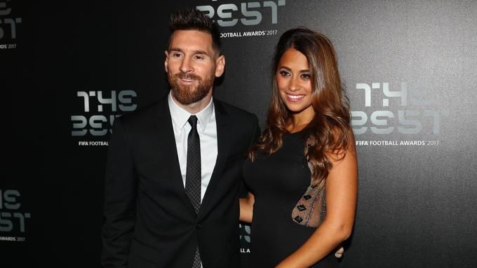 Lionel Messi and Antonella Rocuzzo