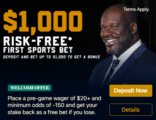 $1,000 Risk Free Bet