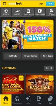 Easybet account creation image