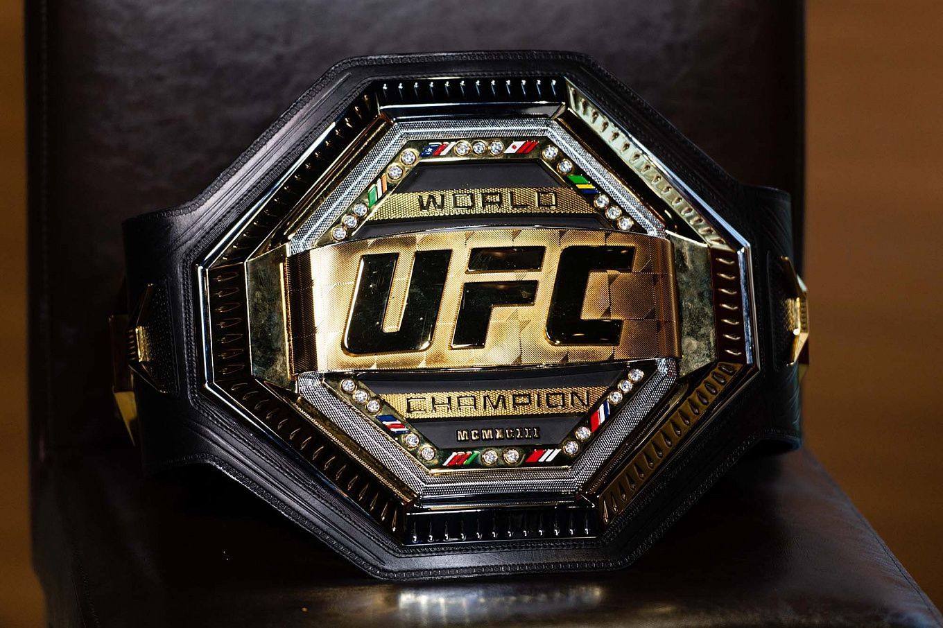 The UFC championship belt