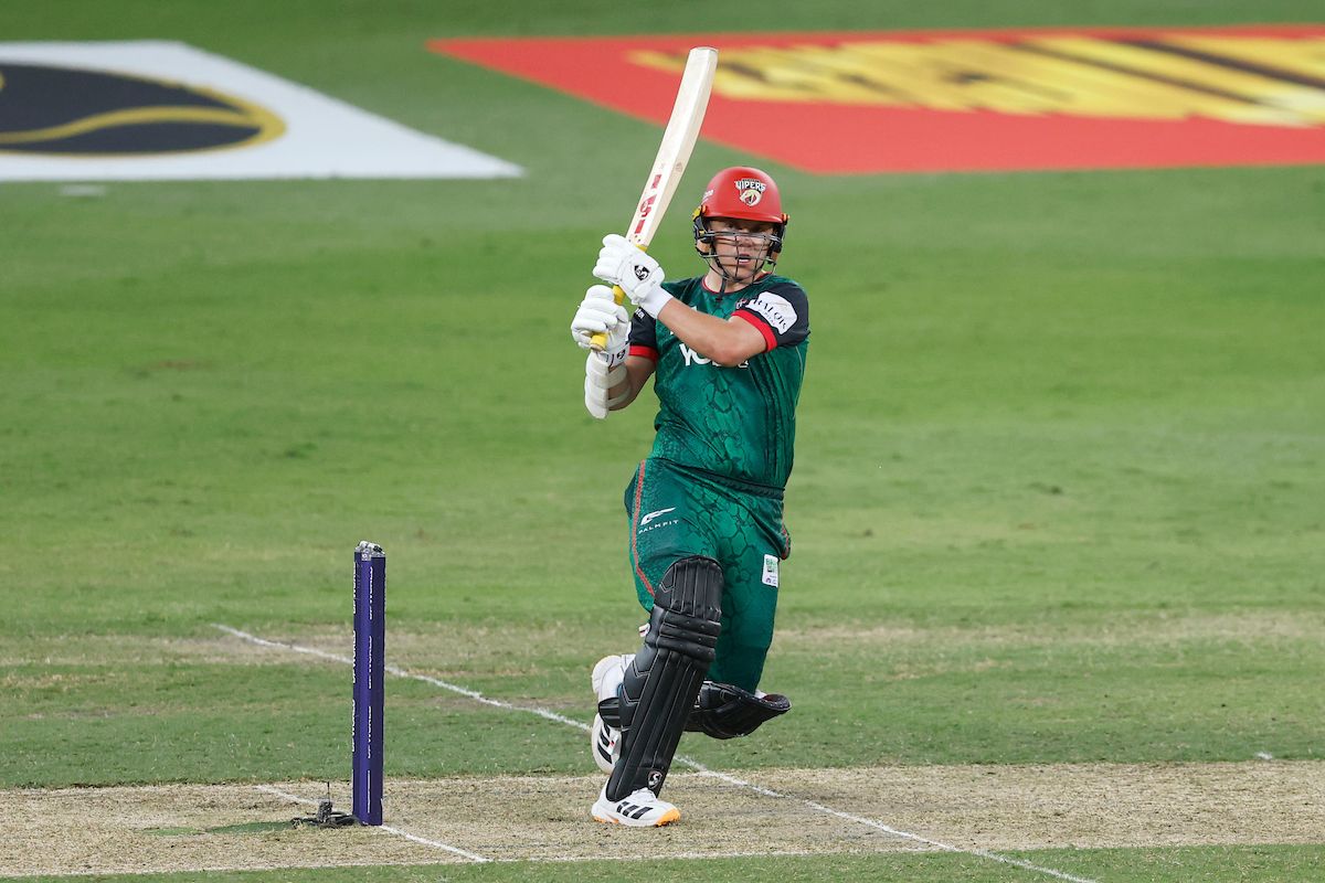 Sam Curran impresses with bat. @ILT20 Sam Curran impresses with bat. @ILT20