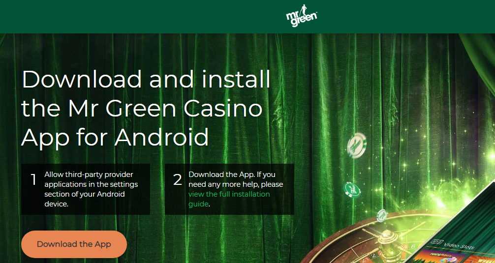Mr. Green App Android