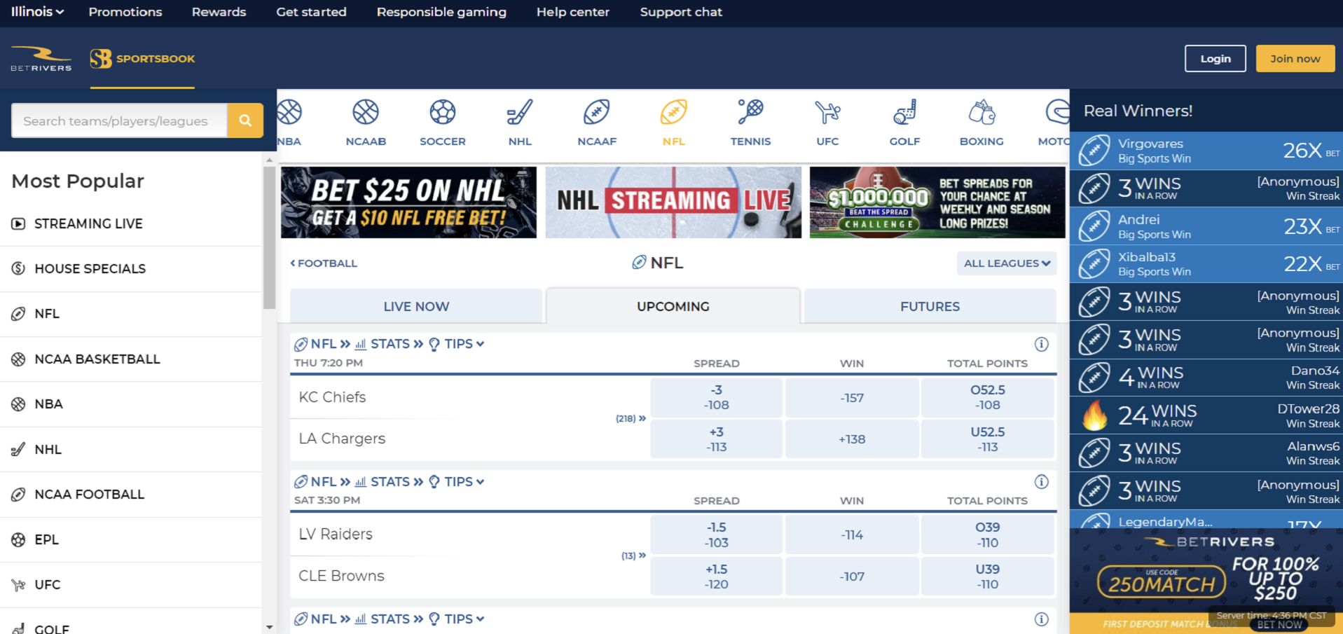 BetRivers Sportsbook