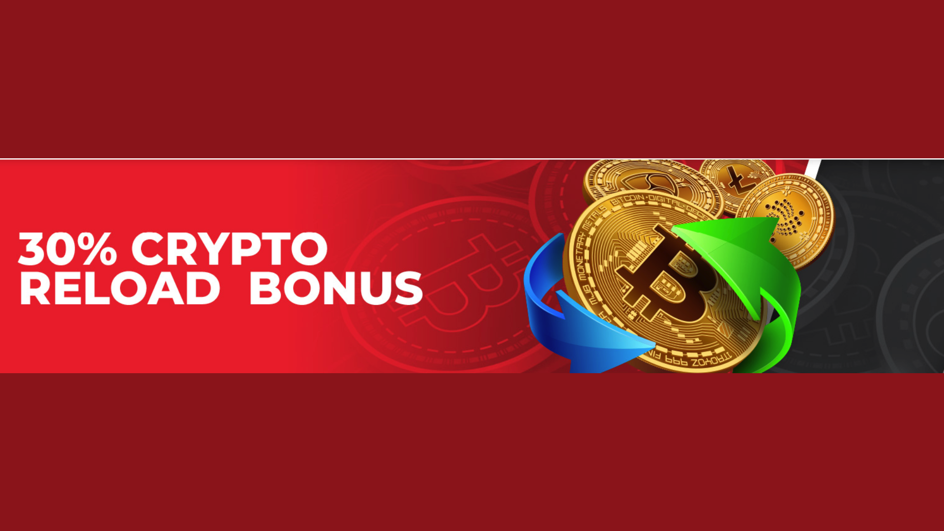 BetOnline 30% Crypto Reload Bonus up to 300 USD