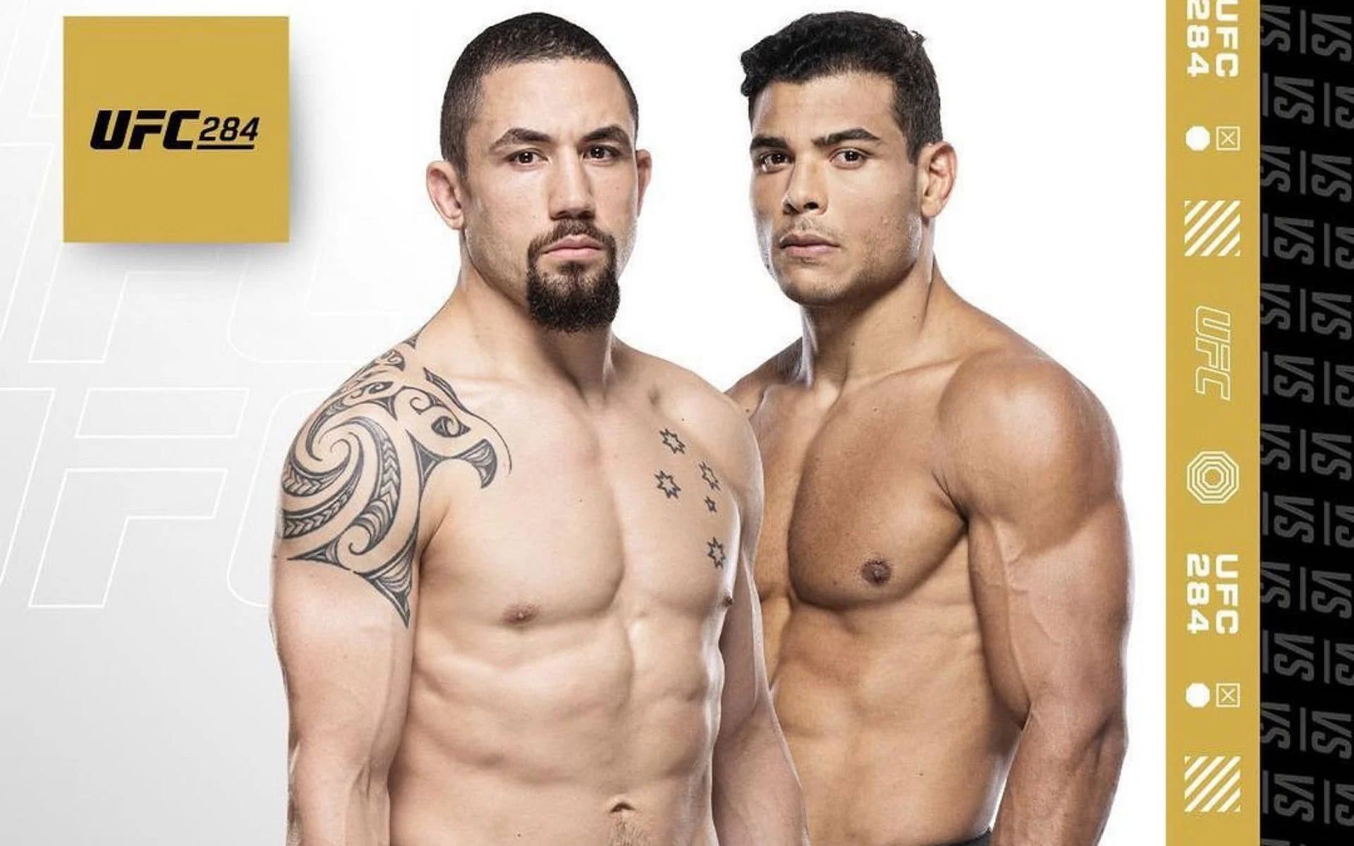 Robert Whittaker vs. Paulo Costa