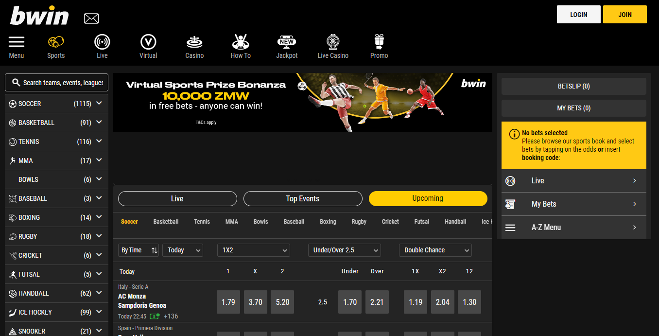 Visit the official betting site