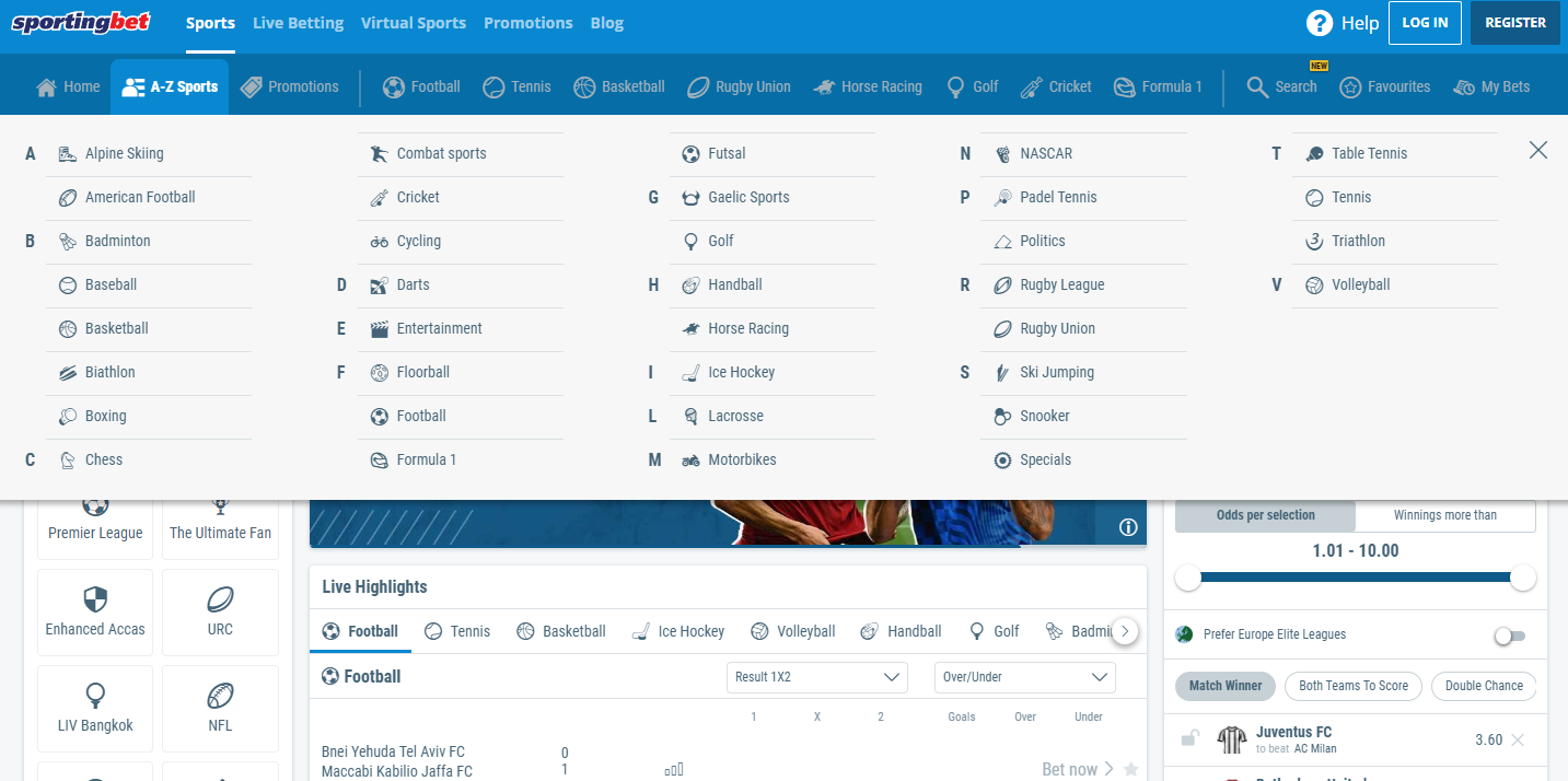 SportingBet Login, Registration and Welcome Bonus for 2023 in South Africa