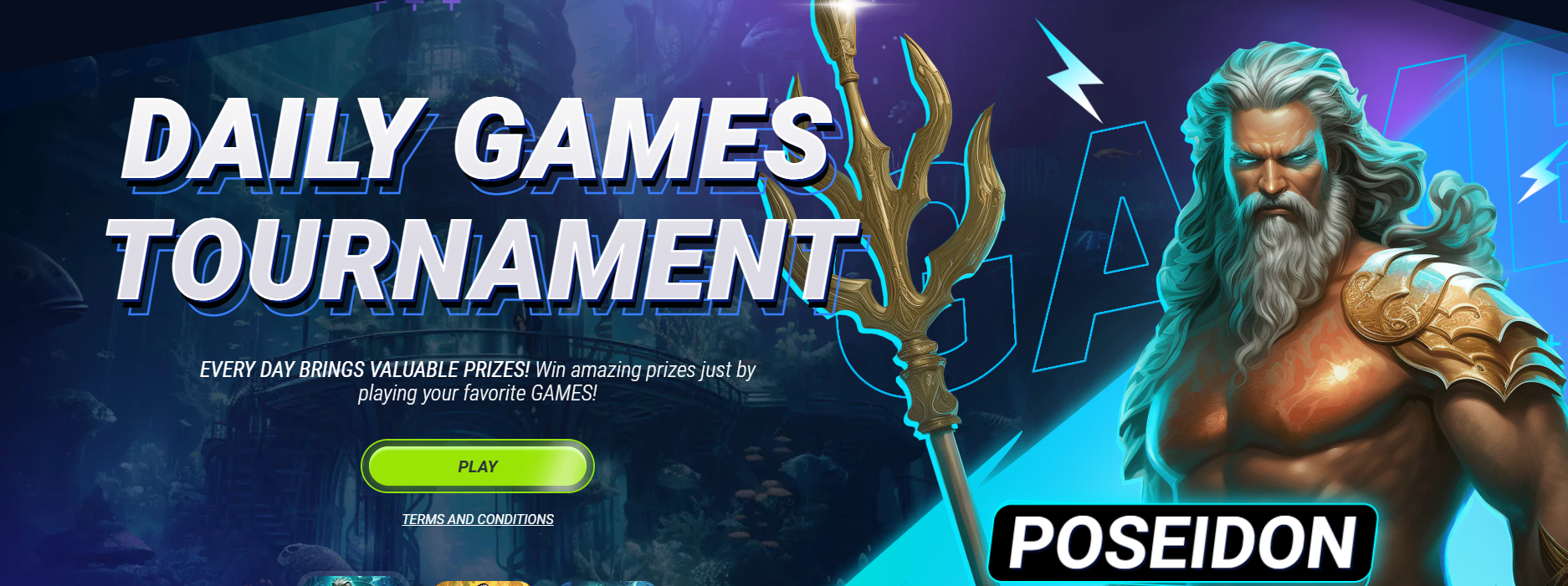 Daily games tournaments on 1xBet